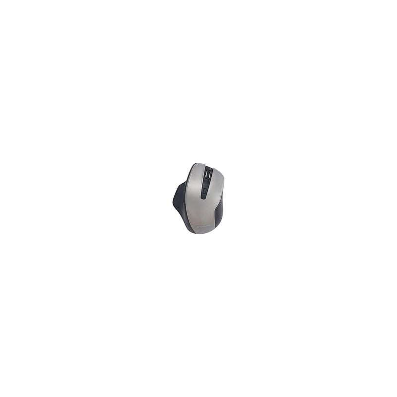 Verbatim 2.4G Wireless Ergonomic LED Silent Mouse - Noiseless and Silent Click Computer Mouse with Nano Receiver for Mac and PC - Graphite - Image 4